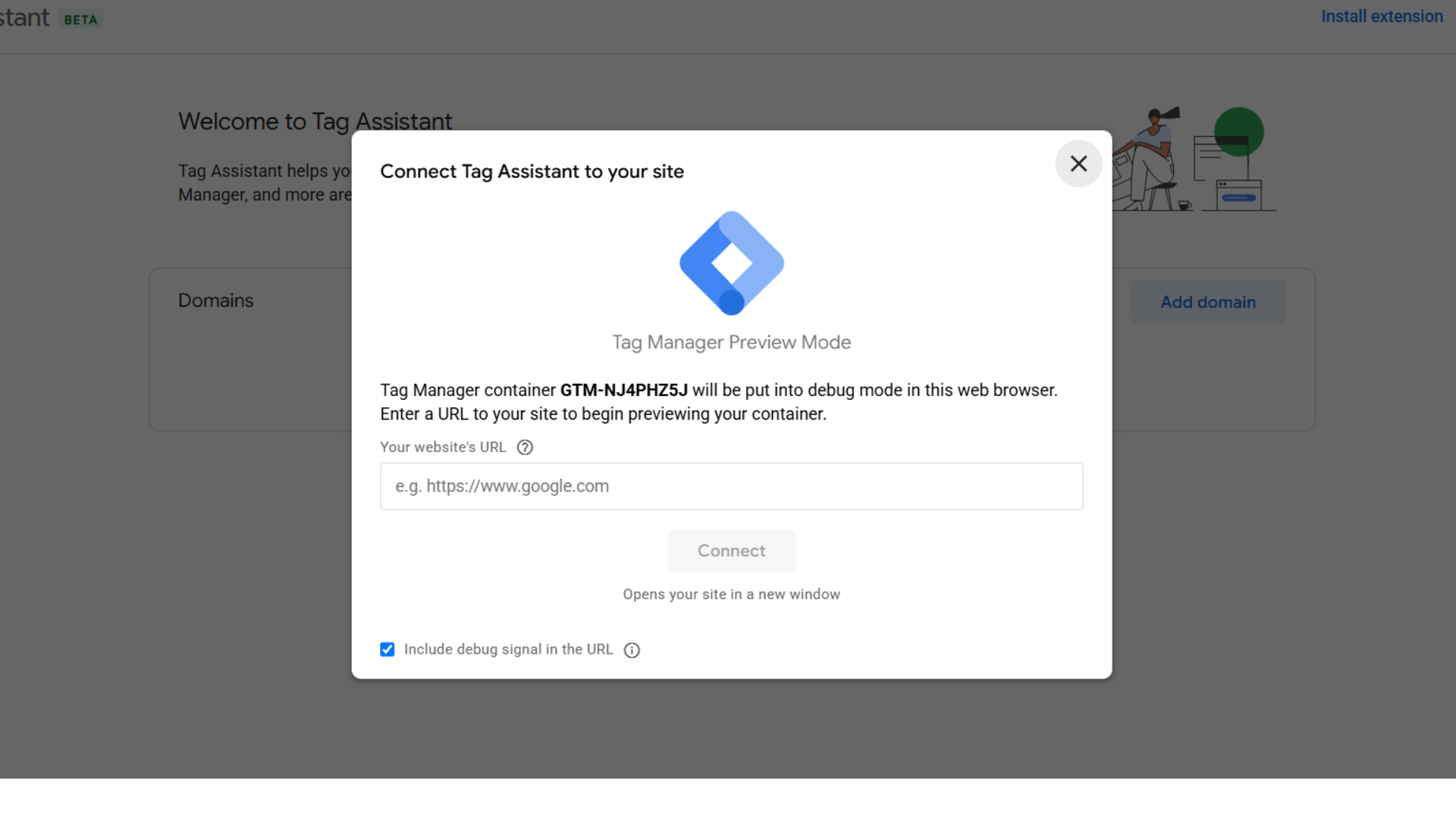 3. Load the page before accepting the CookiePal banner.